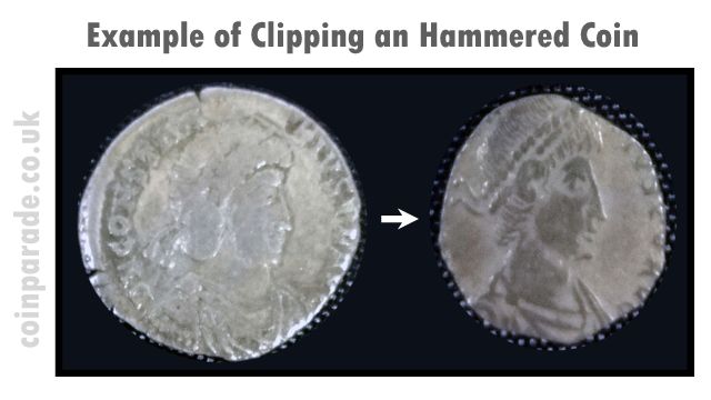 Hammered Coin Clipped