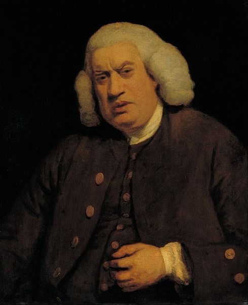 Samuel Johnson by Joshua Reynolds 1772