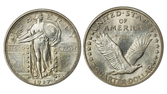 Standing Liberty Quarters - Type 1 1917