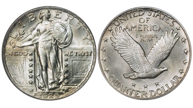 Standing Liberty Quarters - Type 3 or Type 2b 1925-1930