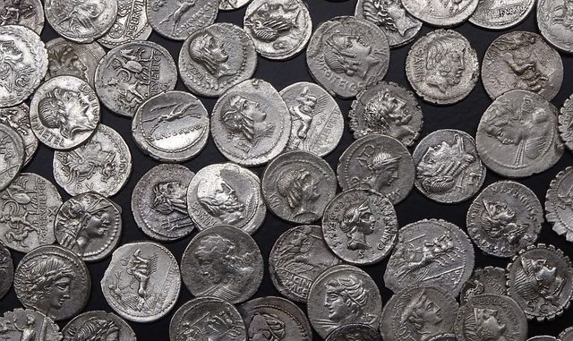 roman coins silver